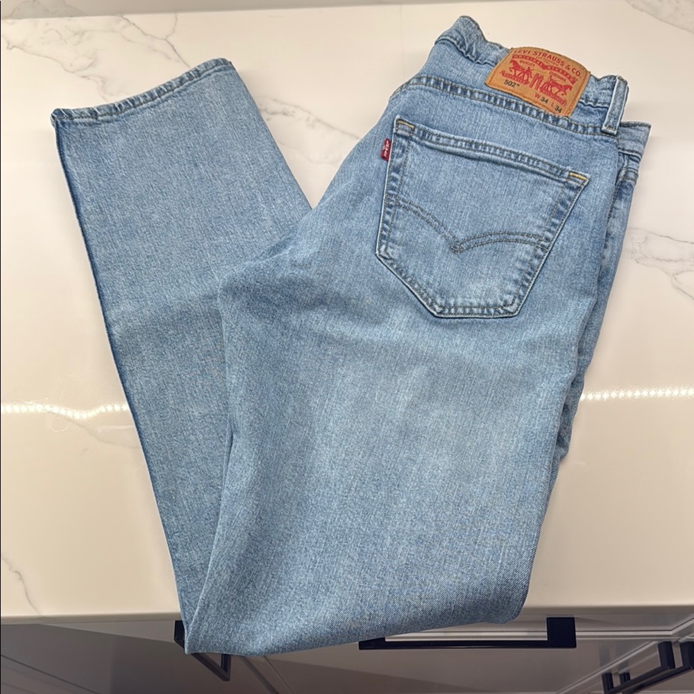 Levi's 502 34x34 Light Blue Jeans. Like New!